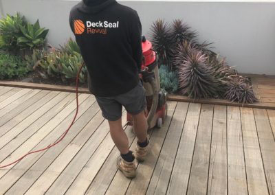 DeckSeal revival with deck sanding