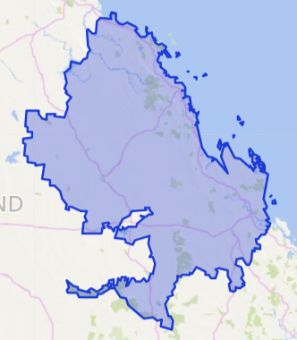 QLD Mackay map