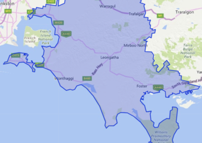 VIC Bass Coast map