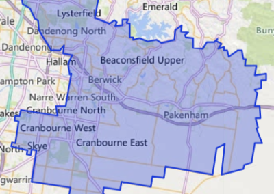 VIC South Eastern Zone 2 map