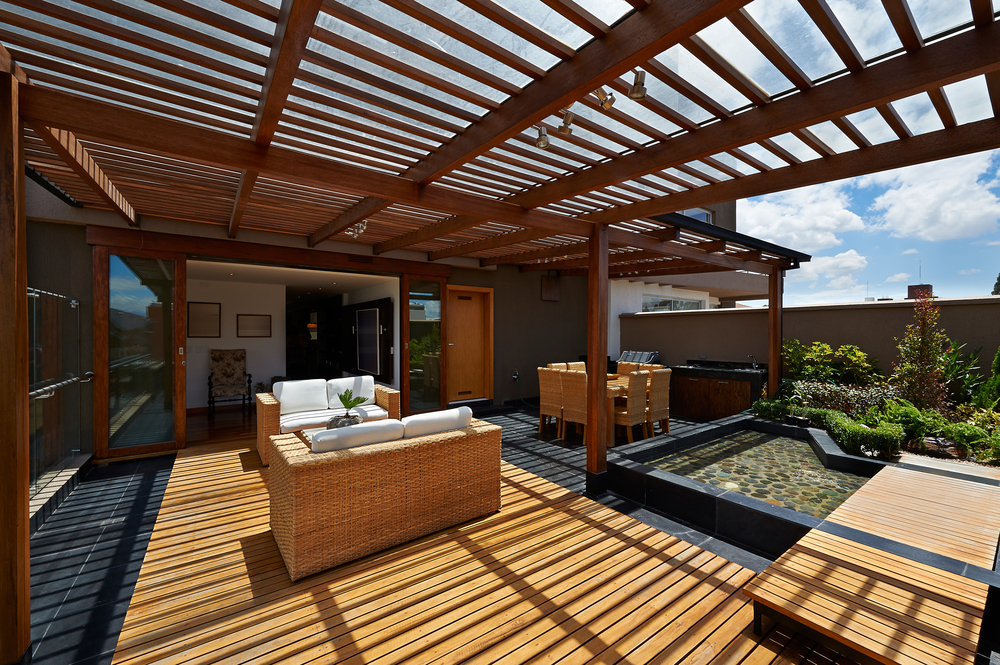 deck and pergola