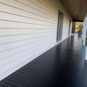 deck with feast watson black japan stain